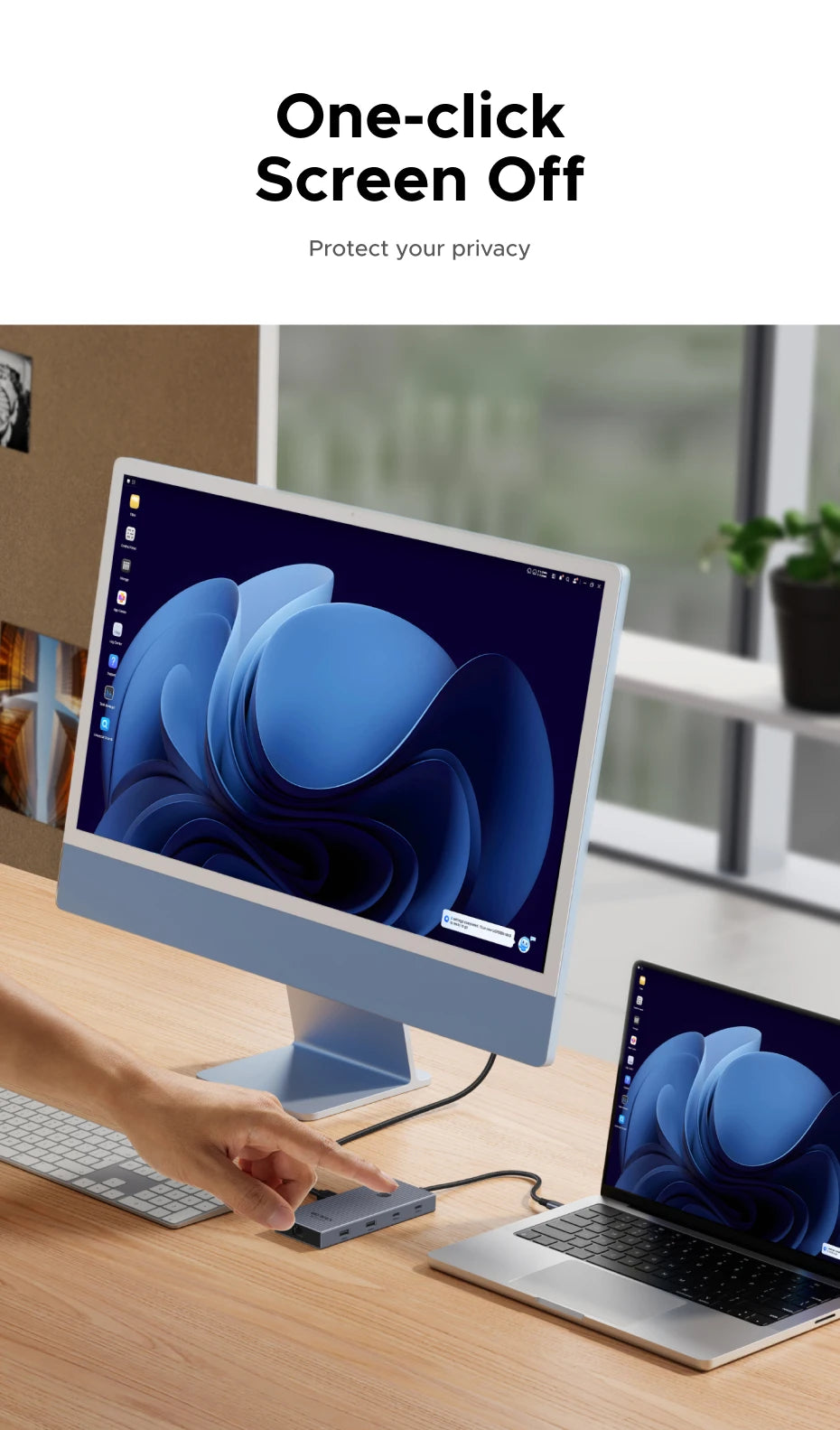 UGREEN 10Gbps USB-C zvezdišče s HDMI 4K60Hz, gigabitnim RJ45, PD100W, SD/TF in USB-A/C priključki
