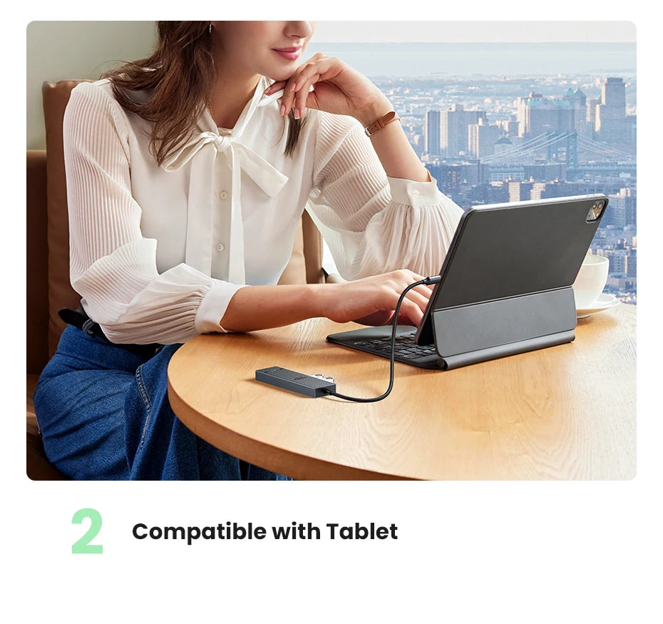 UGREEN USB‑C Hub with 4K60Hz HDMI, 10Gbps USB 3.2, PD100W, USB‑A/C Data Ports