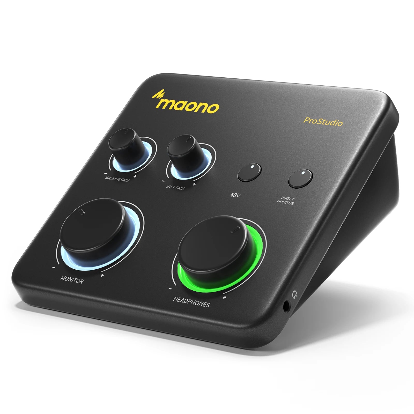 Maono PS22 Lite – USB avdio vmesnik 24-bit/192 kHz | XLR vhod, povratna zanka, podpora za ASIO, združljiv z DAW za glasbo, kitaro in snemanje