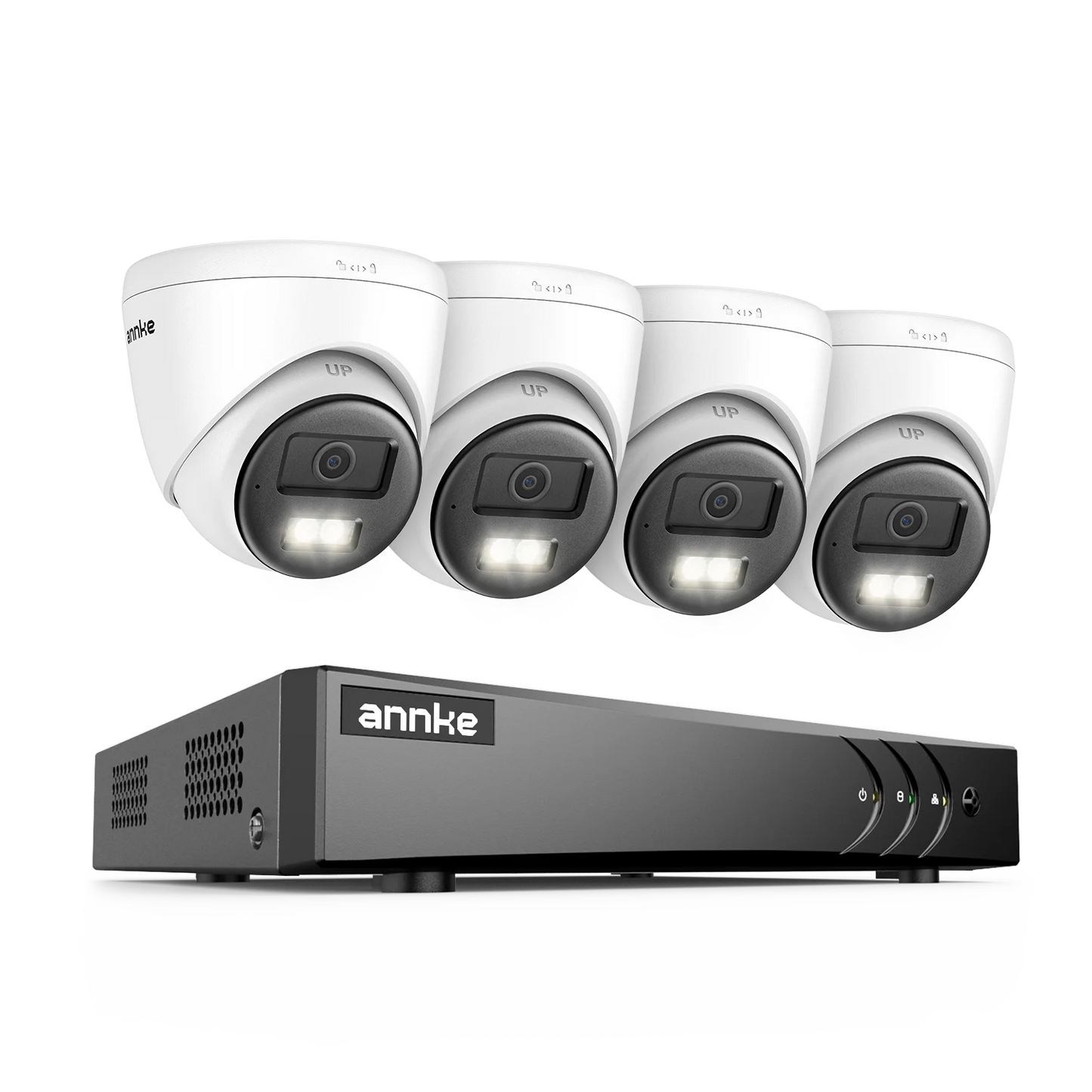 ANNKE 3K CCTV sistem | 5-v-1 8-kanalni DVR, 5MP dome kamere, barvni nočni vid