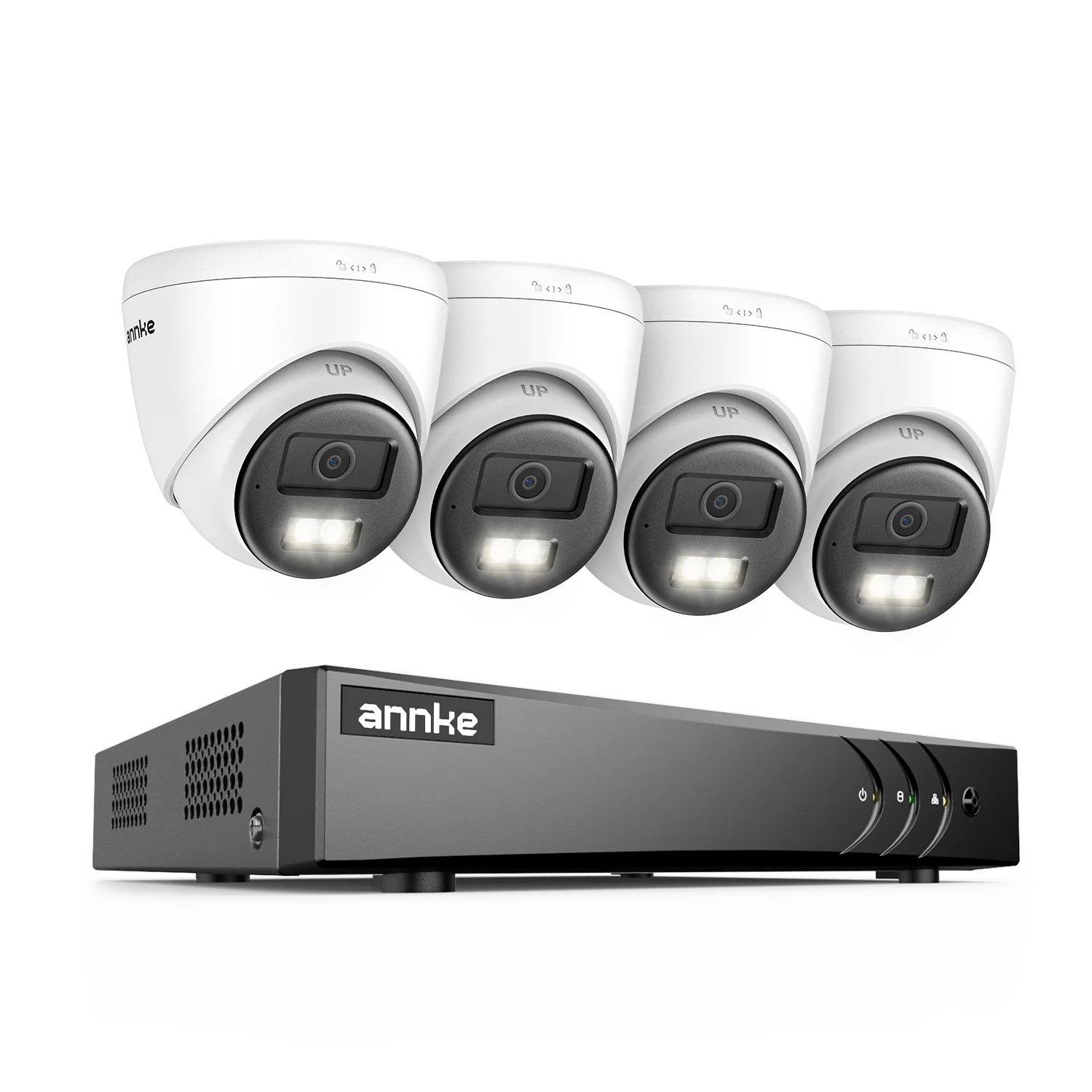 ANNKE 3K CCTV sistem | 5-v-1 8-kanalni DVR, 5MP dome kamere, barvni nočni vid