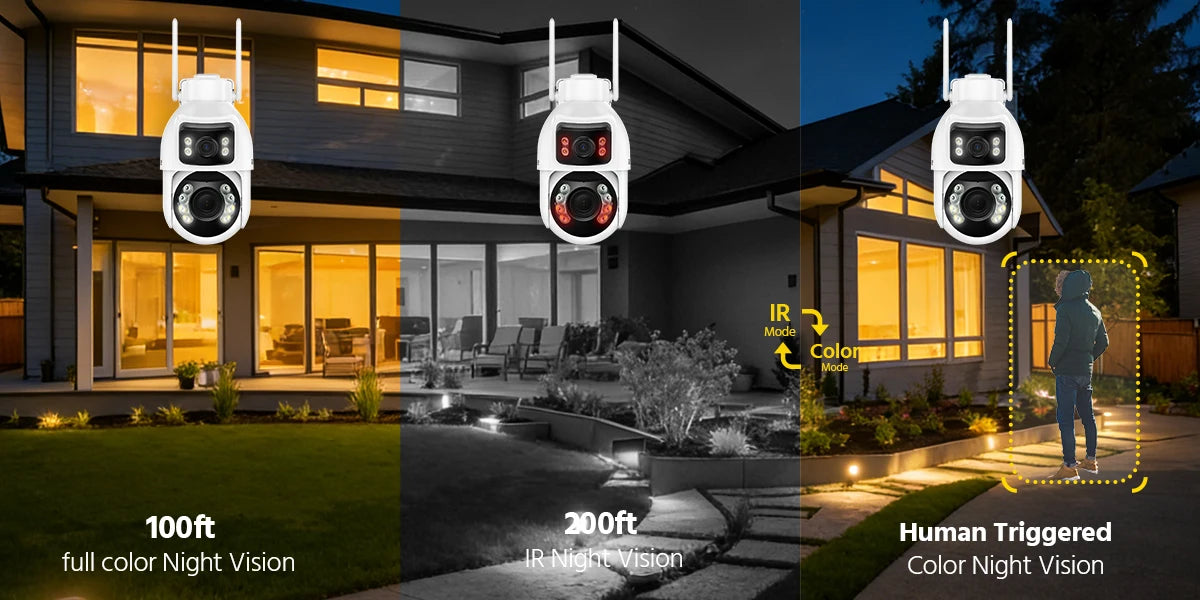 ANNKE WCD1012 10MP PTZ kamera z dvojno lečo | 12× zoom, sledenje z umetno inteligenco, WiFi