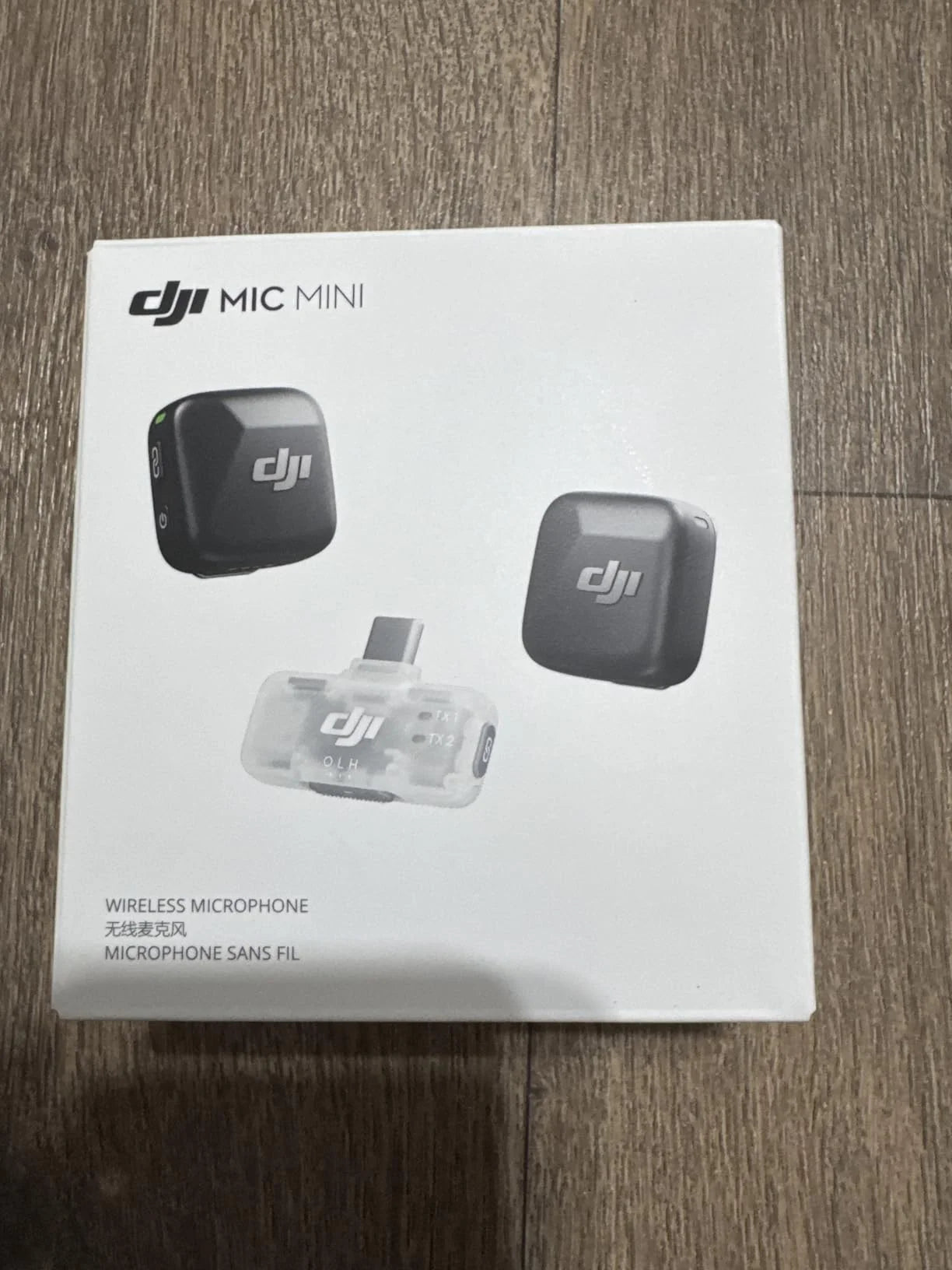 DJI Mic Mini komplet (oddajnik in sprejemnik za telefon) – originalni brezžični avdio komplet DJI