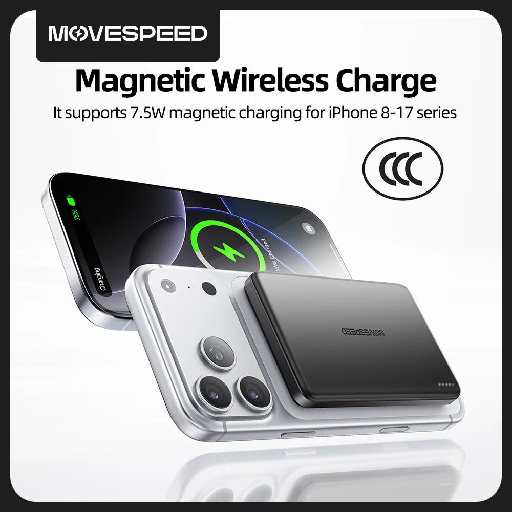 MOVESPEED P07 poltrda prenosna baterija MagSafe za iPhone