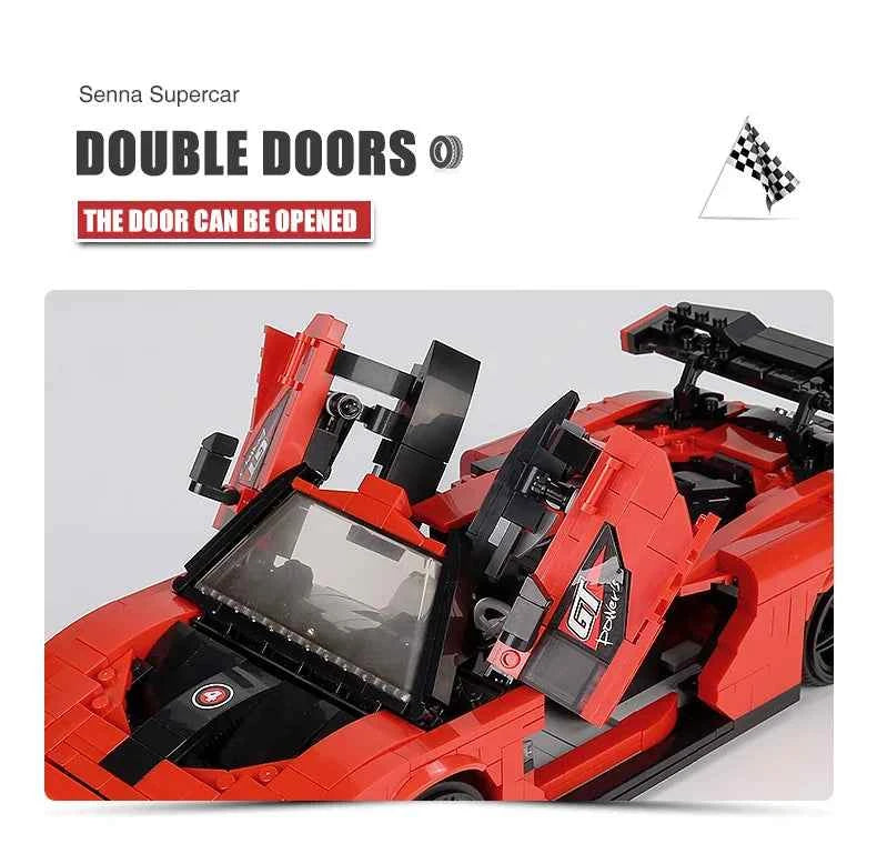 Mould King 10007 Red Sport Racing Car - Limetastore