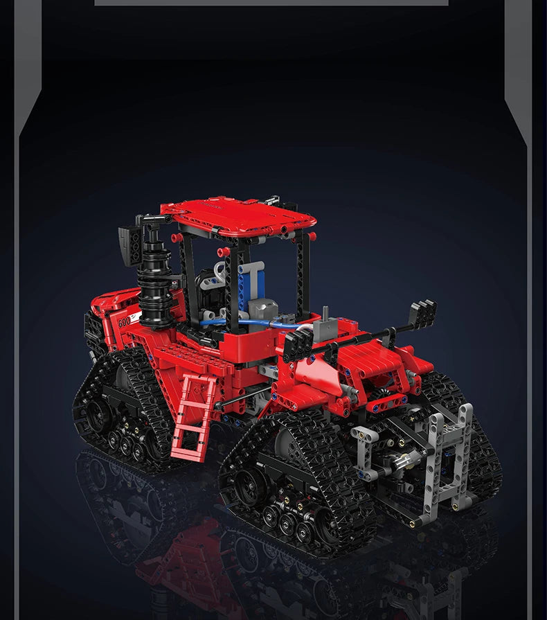Mould King 18020 Pneumatic Crawler Tractor | RC MOC-35270 Technical Farm Truck Building Block Set - Limetastore