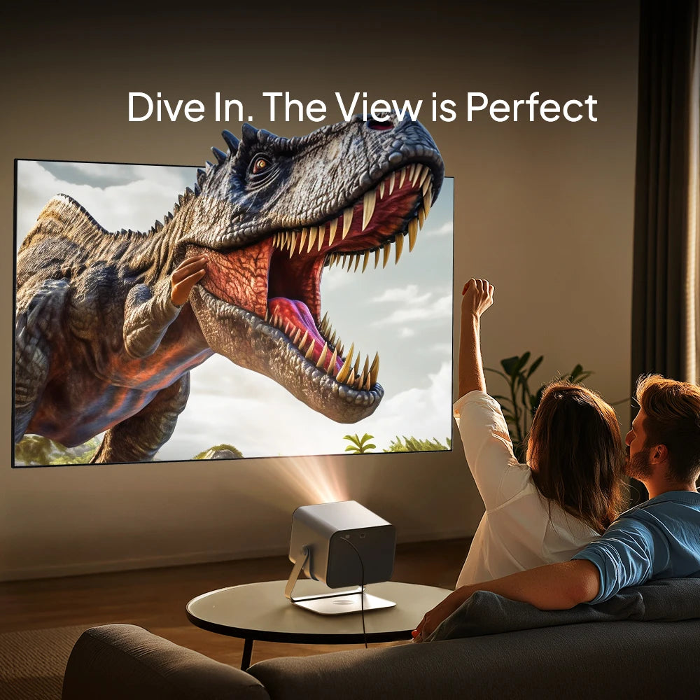 BYINTEK 100" 4K Ambient Light Rejection Projector Screen | Foldable HD Anti-Light