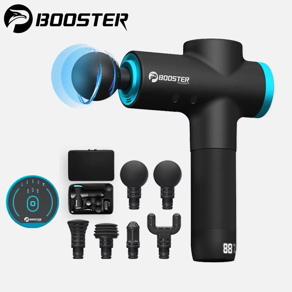 Booster M2‑12V – profesionalna masažna pištola LCD | globinska masaža mišic