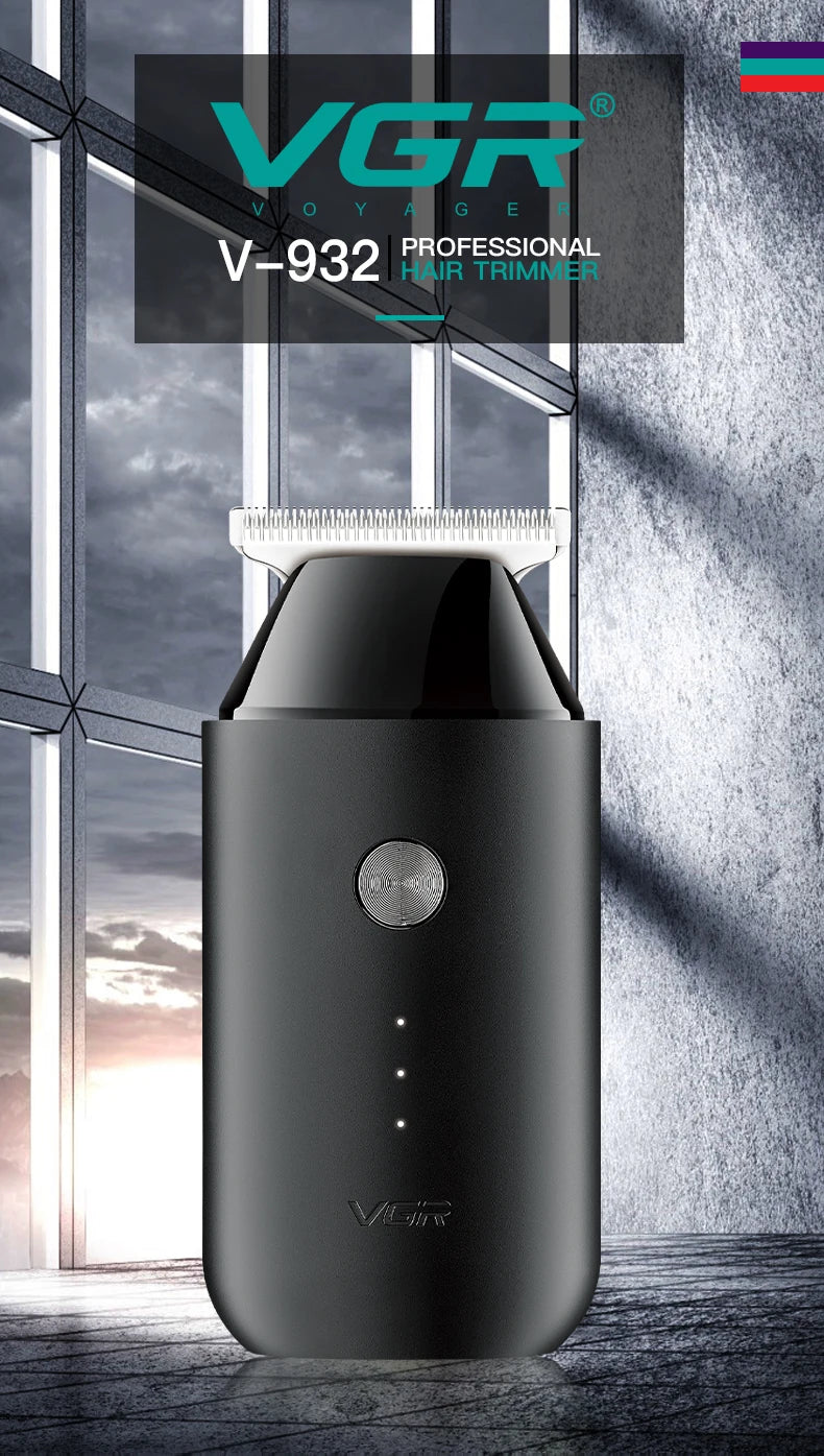 VGR V-932 Mini Pocket Hair Trimmer 0.5-3mm Zero-Cut 120-Min