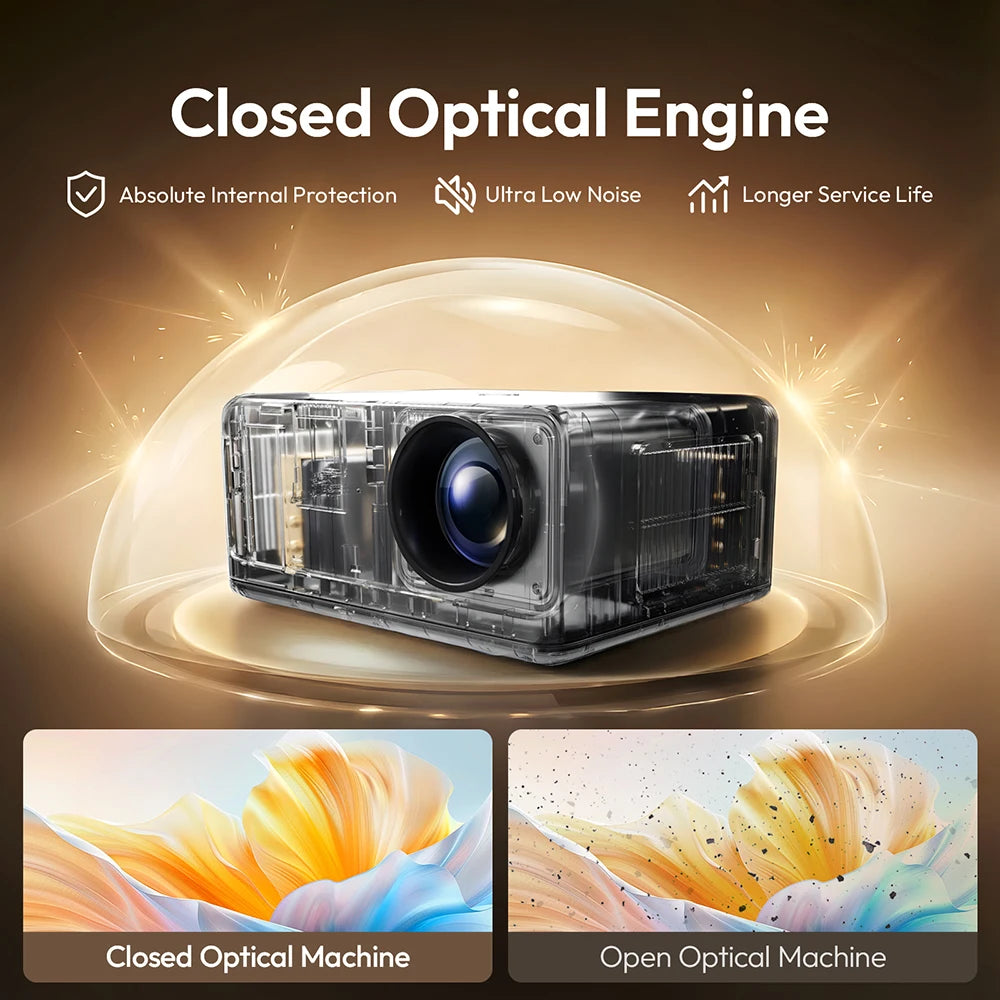 BYINTEK U14 Pro 4K UHD Smart Projector – 1500 ANSI Lumens, Android 11, Auto Keystone & 5G Wi-Fi