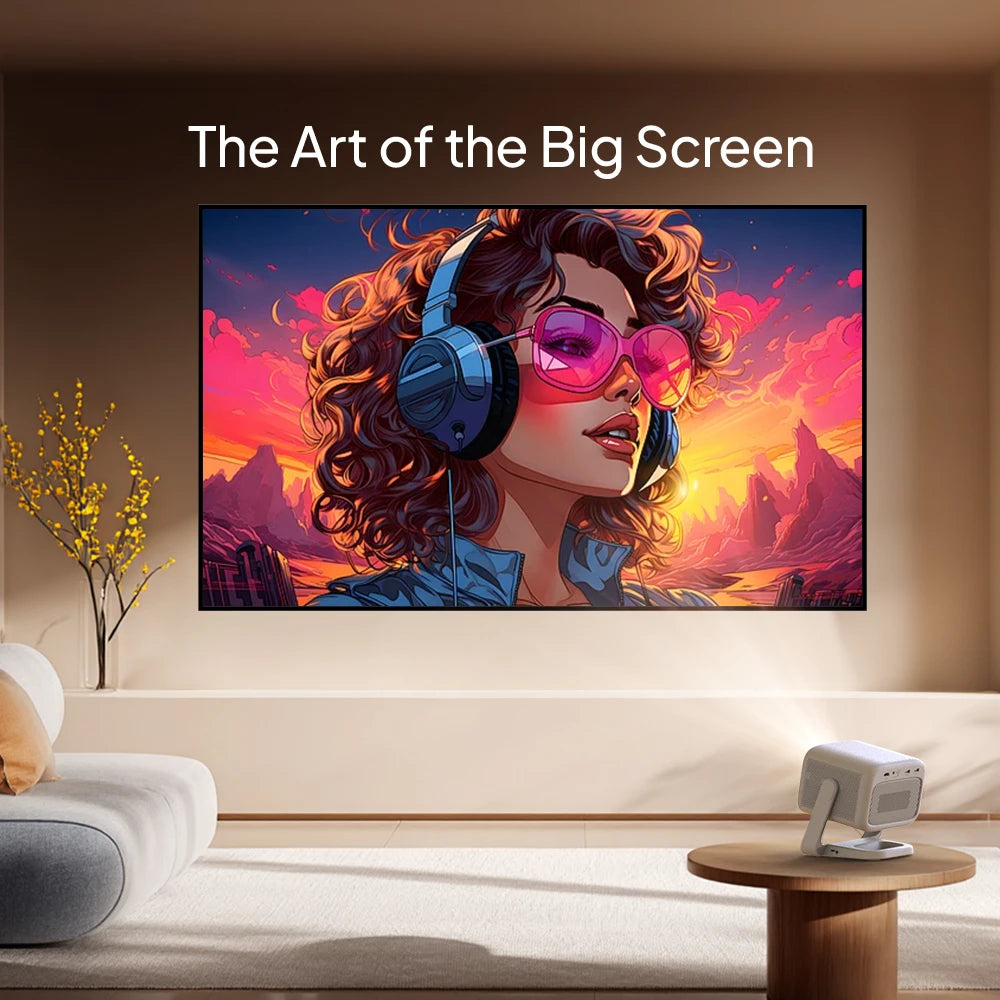 BYINTEK 100" 4K Ambient Light Rejection Projector Screen | Foldable HD Anti-Light