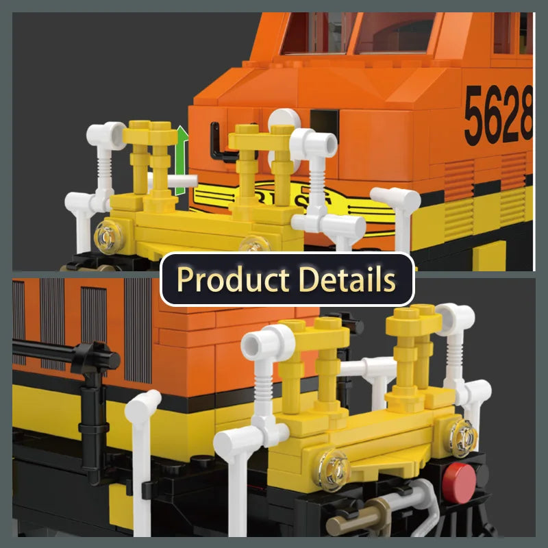 Mould King 12041 Northern Locomotive RC Train Set | Motorized Technical Steam Engine Building Blocks - Limetastore