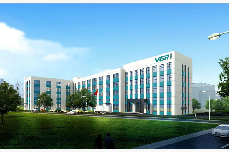 VGR V-399 profesionalni folijski brivnik z dvojno glavo 2-v-1 za brado in glavo
