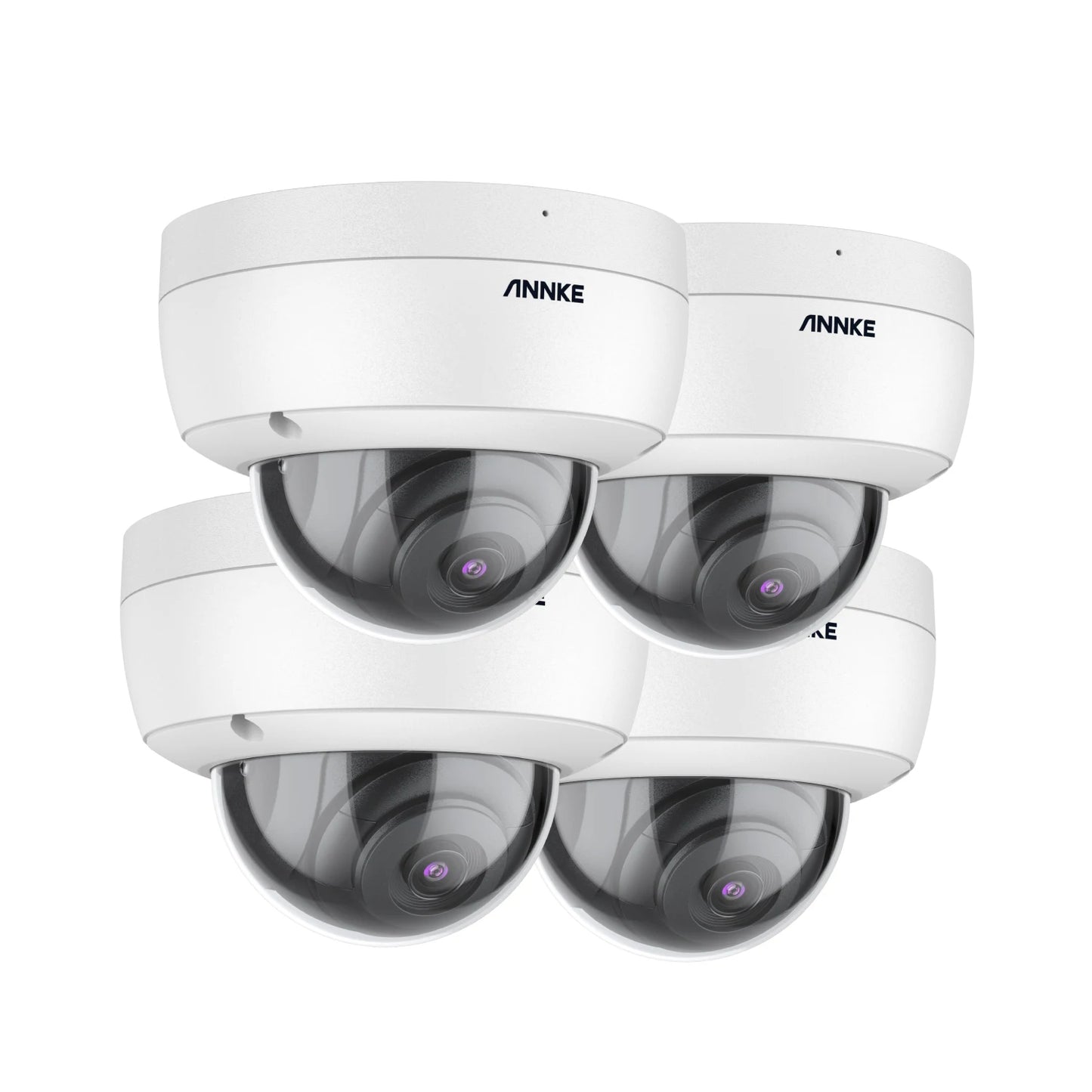 ANNKE 8MP 4K PoE komplet nadzornih kamer Bullet | Nočni vid EXIR, IP67, e-poštna opozorila