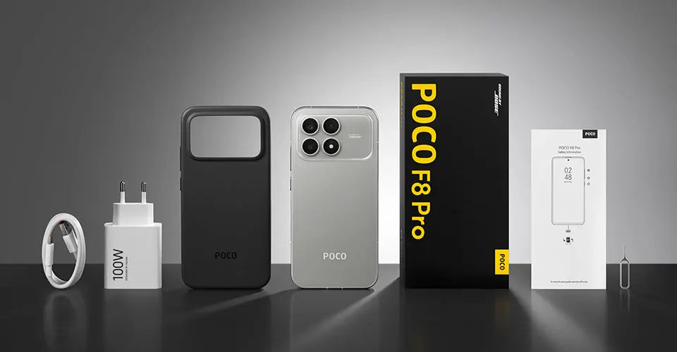 POCO F8 Pro 5G Smartphone Global Version Snapdragon® 8 Elite 6.59" 120Hz AMOLED Display 6210mAh  50MP Camera 100W Charge NFC - Limetastore