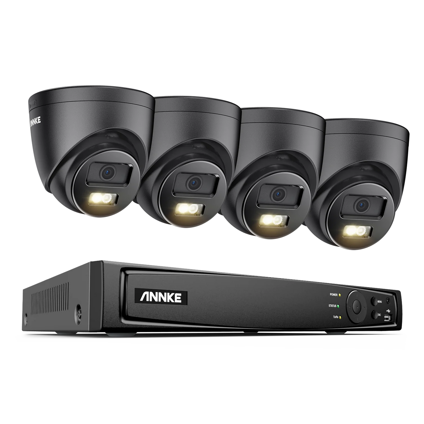 ANNKE 4K Dual-Light PoE CCTV sistem | 8CH H.265+, 2,8 mm leča, zaznavanje ljudi in vozil