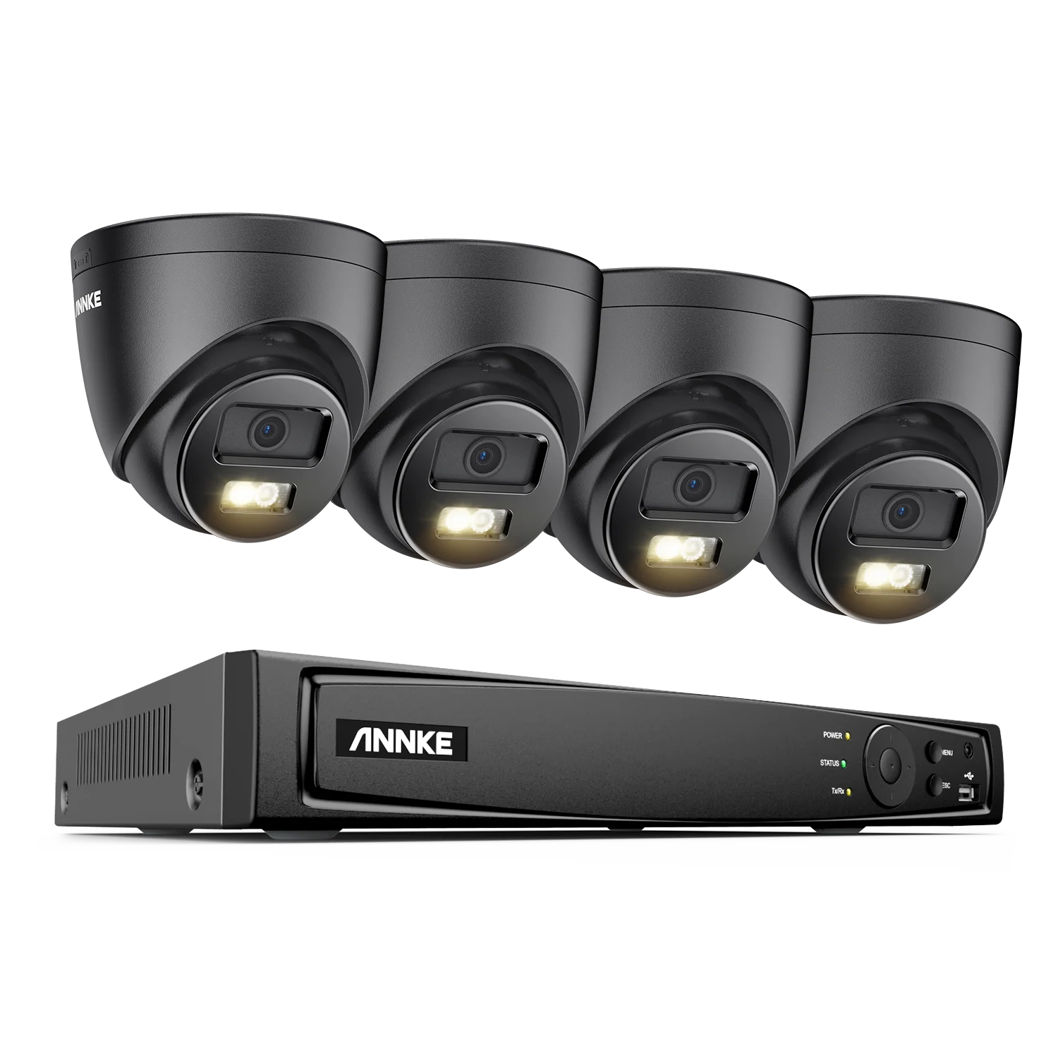 ANNKE 4K Dual-Light PoE CCTV sistem | 8CH H.265+, 2,8 mm leča, zaznavanje ljudi in vozil