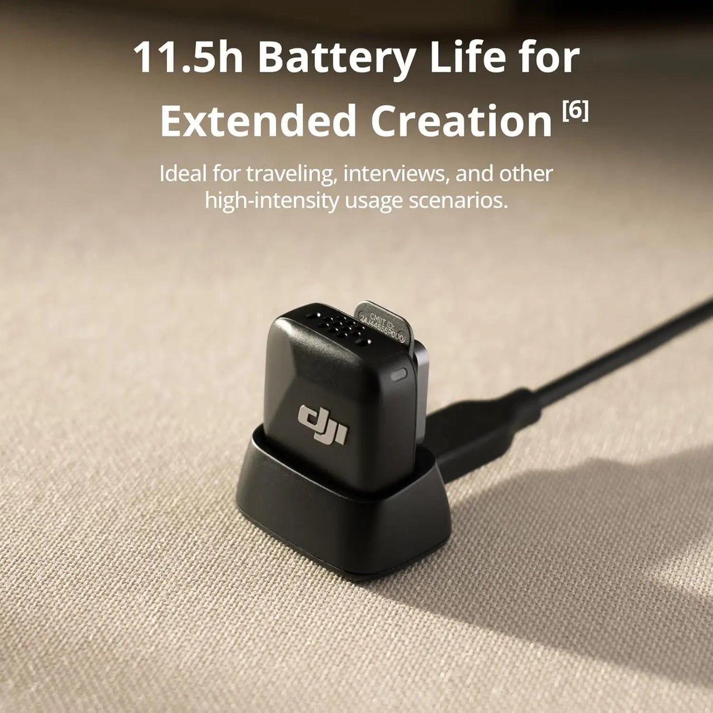 DJI Mic Mini komplet (oddajnik in sprejemnik za telefon) – originalni brezžični avdio komplet DJI