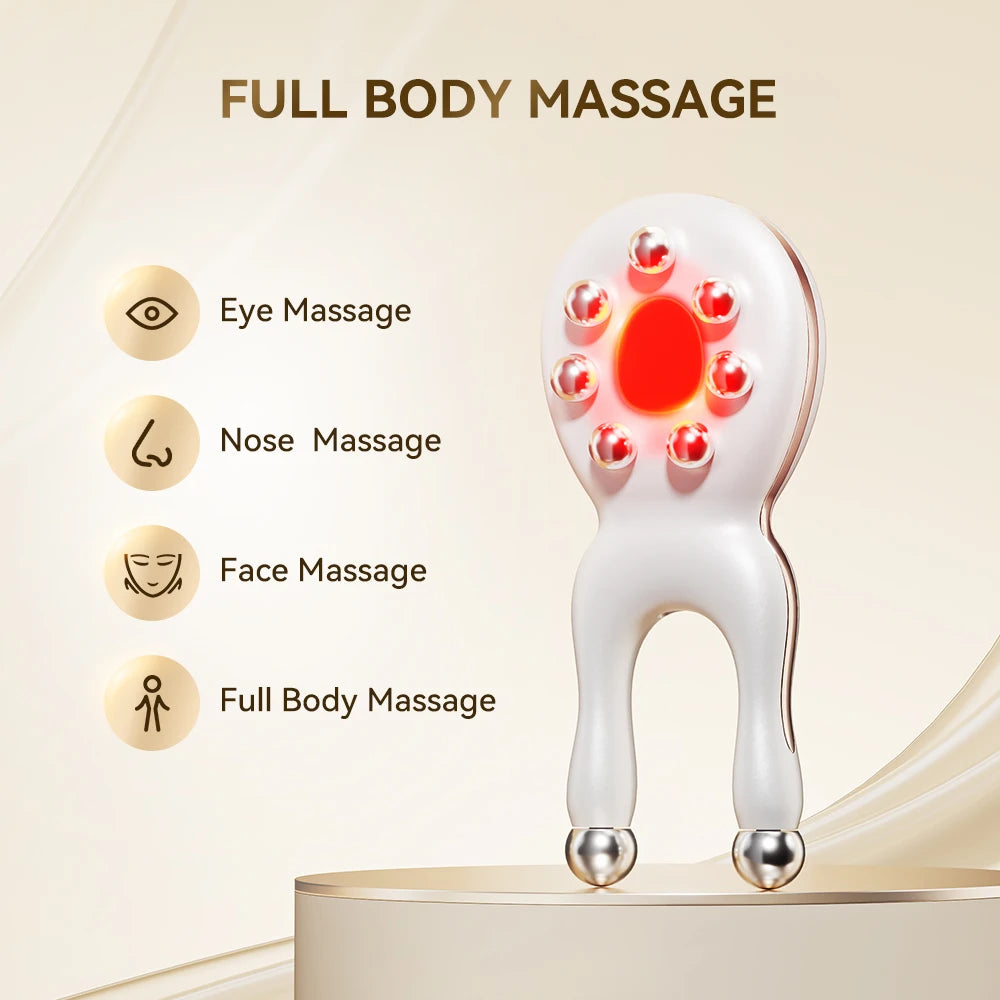 ANLAN Eye Massager with 7-Color LED Light Therapy for Facial Lifting, Puffiness Reduction, Anti-Aging, and Skin Tightening - Limetastore