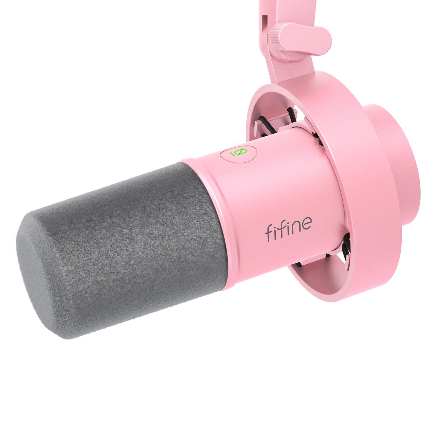 FIFINE K688W White USB/XLR Dynamic Mic | Pro Streaming & Recording - Limetastore
