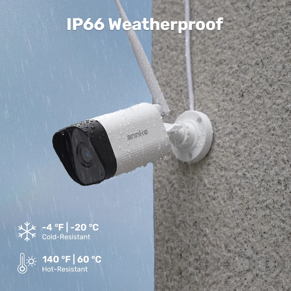 ANNKE WAS500 5MP brezžični CCTV sistem | 16-kanalni 4K NVR, WiFi kamere, dvosmerni zvok