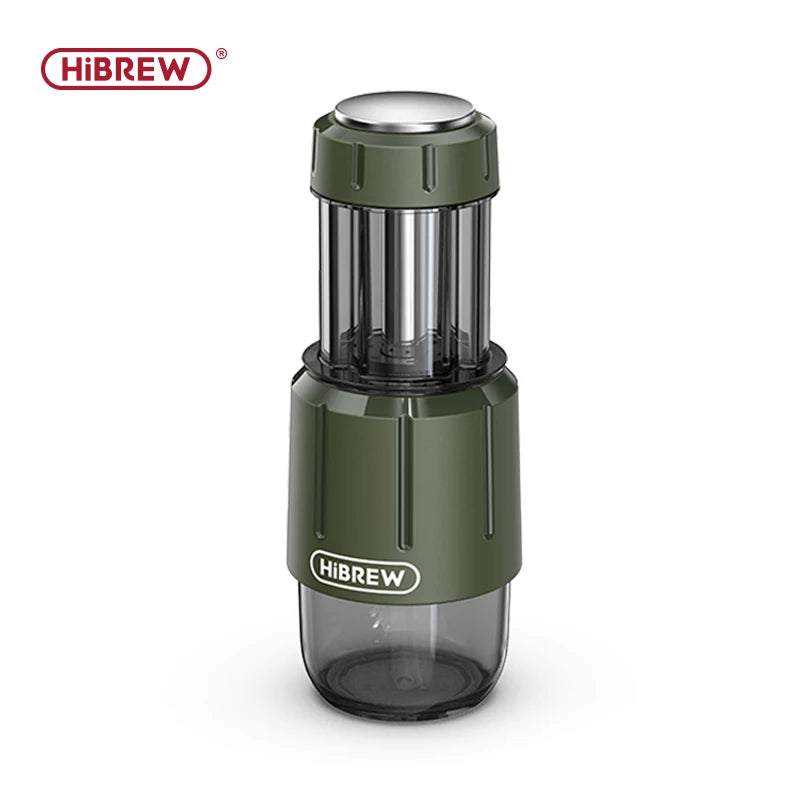 HiBREW H4D Manual Portable Espresso Maker – 3-in-1 Multi-Capsule & Ground Coffee Machine