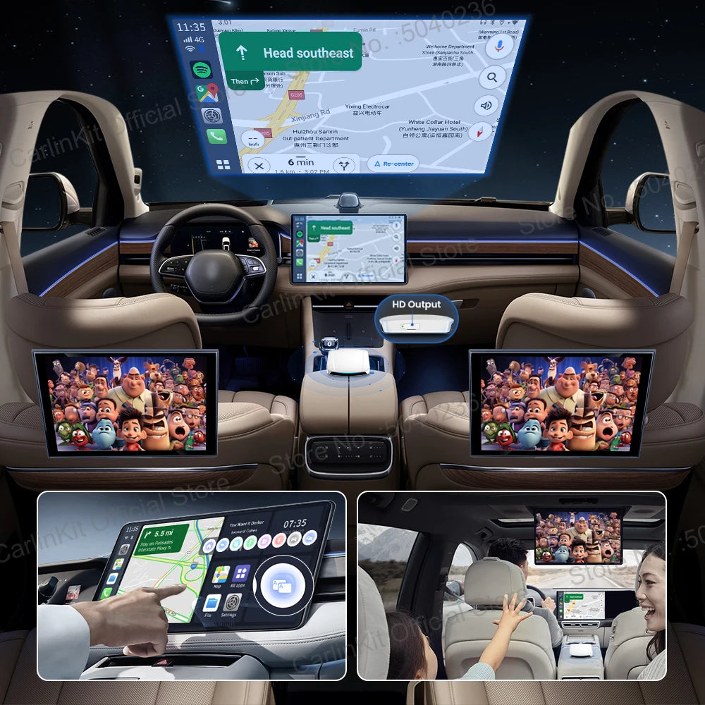 CarlinKit Android 13 UHD HDMI Wireless CarPlay AI Box