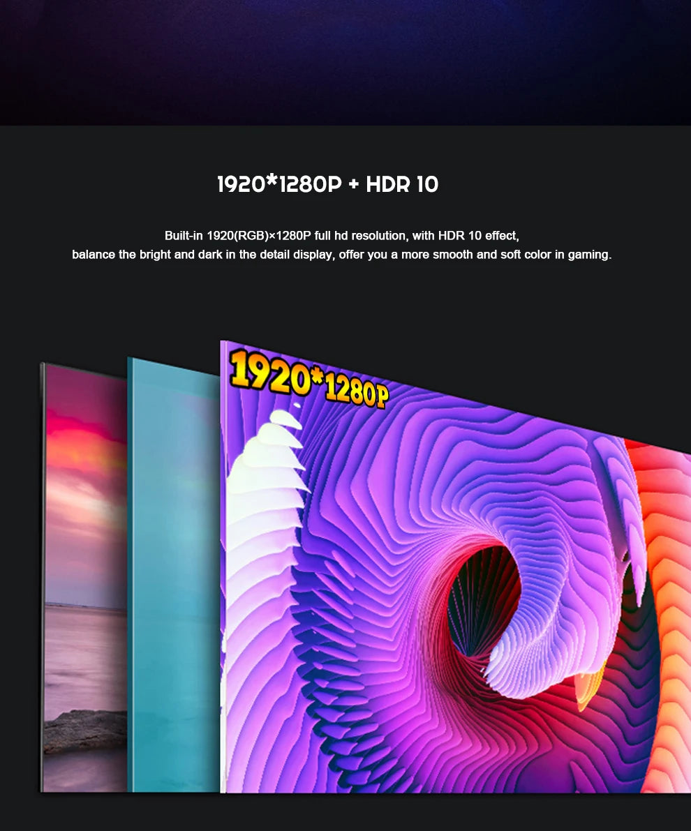 ZEUSLAP 10,5-palčni prenosni zaslon na dotik | 1920 × 1280 FHD, 100 % sRGB, IPS, Type‑C in HDMI