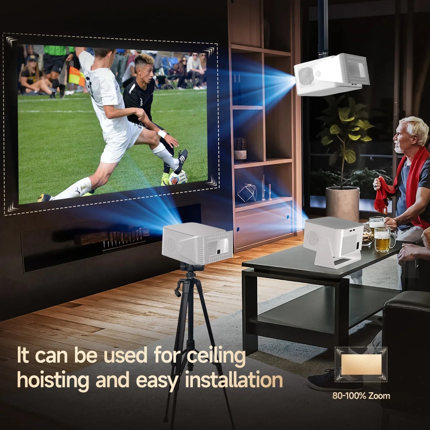 Magcubic HY350 Max Smart Projector | 900 ANSI 1080P | Android 14 & 8K Support