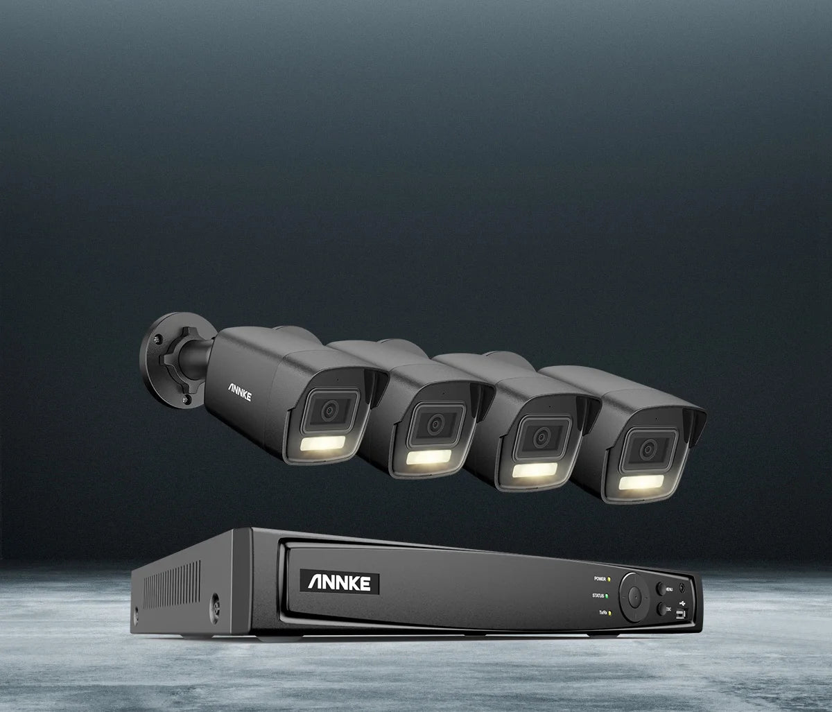 ANNKE 4K Dual-Light PoE CCTV sistem | 8CH H.265+, 2,8 mm leča, zaznavanje ljudi in vozil