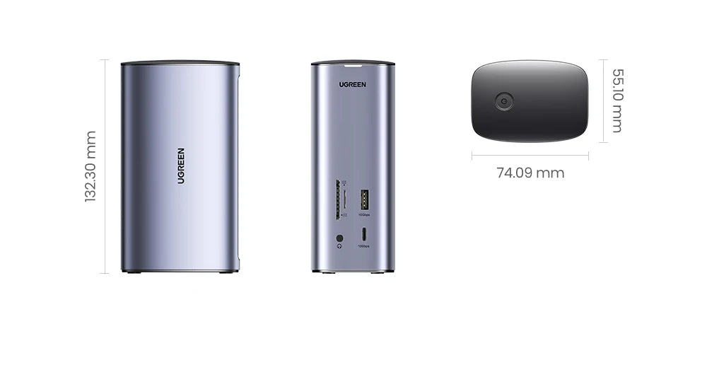 UGREEN 12-v-1 priklopna postaja USB-C z 8K HDMI, 4K60Hz DisplayPort, trojnim zaslonom