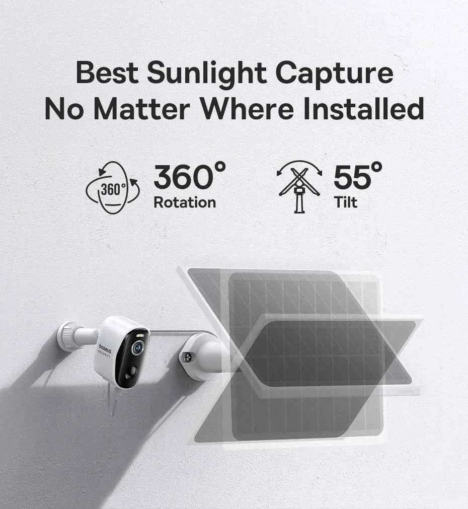 Baseus Security Protection N1 Plus 2K Outdoor Camera Wireless Home Camera Night Vision Color and Alarm 16TB Expandable 2-Cam Kit - Limetastore