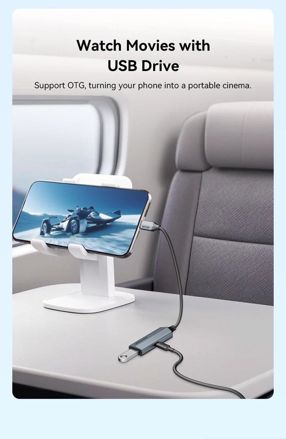 USB 3.2 OTG adapter – USB-C na USB-A, 10 Gb/s