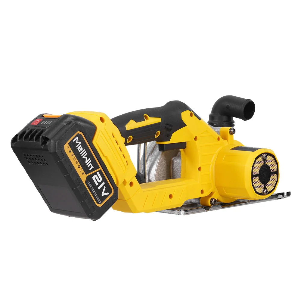 MELLWIN Brushless 6 Inch Electric Circular Saw 3 Gear Cordless Handheld Circular Saw Woodworking Tool For Makita 18V Battery Pin - Limetastore