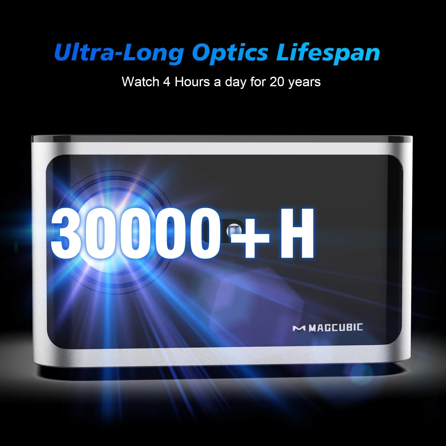 Pametni projektor Magcubic HY350 | 580 ANSI 1080P | Samodejno ostrenje in Android 11