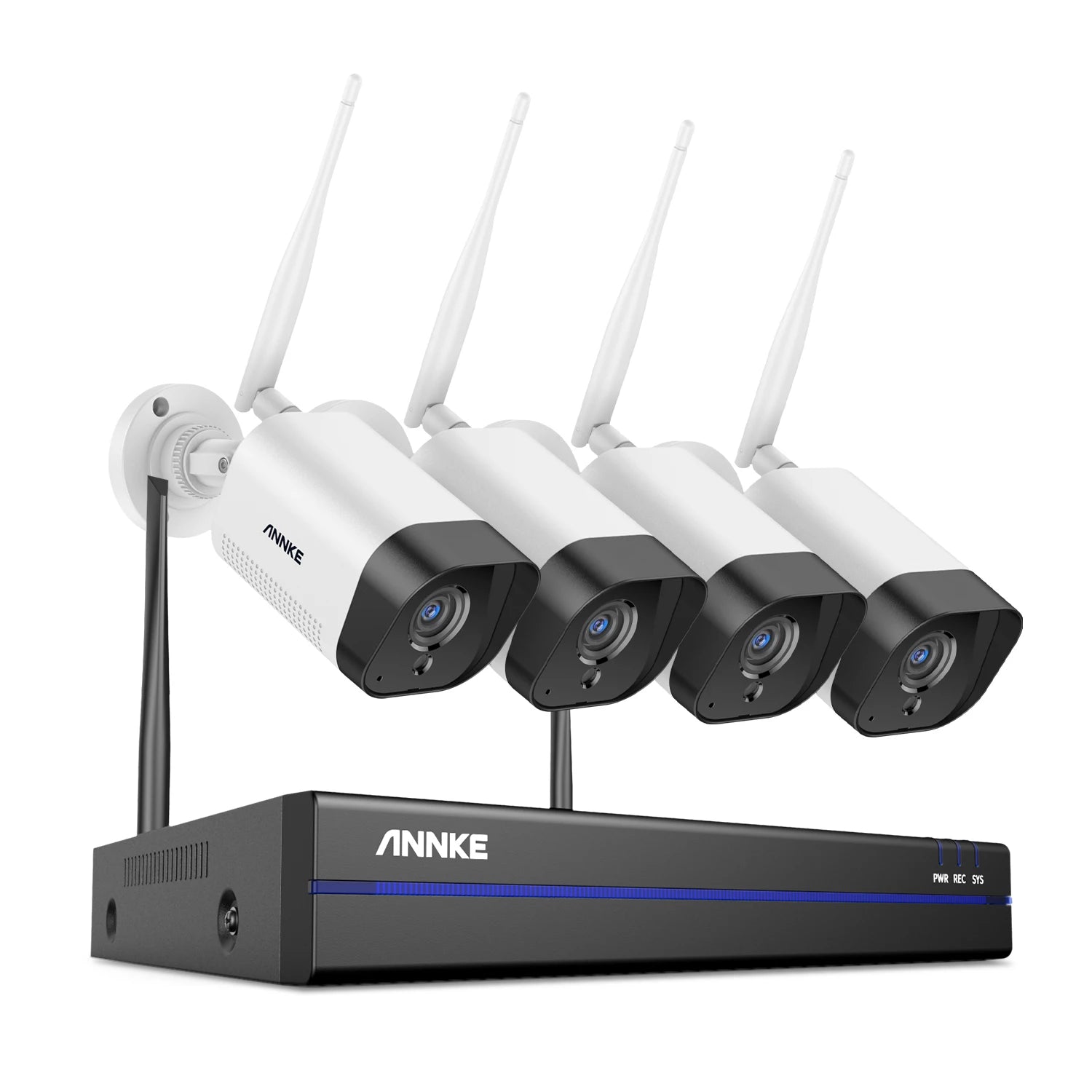 ANNKE WAS500 5MP Wireless CCTV System | 8CH NVR, Two‑Way Audio, 3.6mm WiFi Cameras