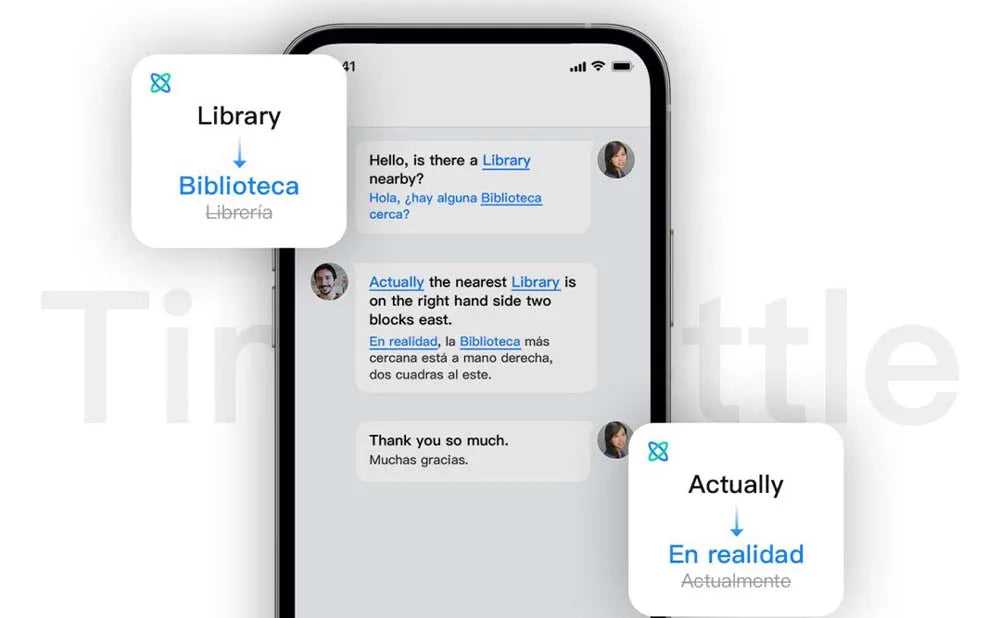 Brezžične slušalke Timekettle W4 Pro AI Translator, dvosmerni prevajalnik za 40 jezikov