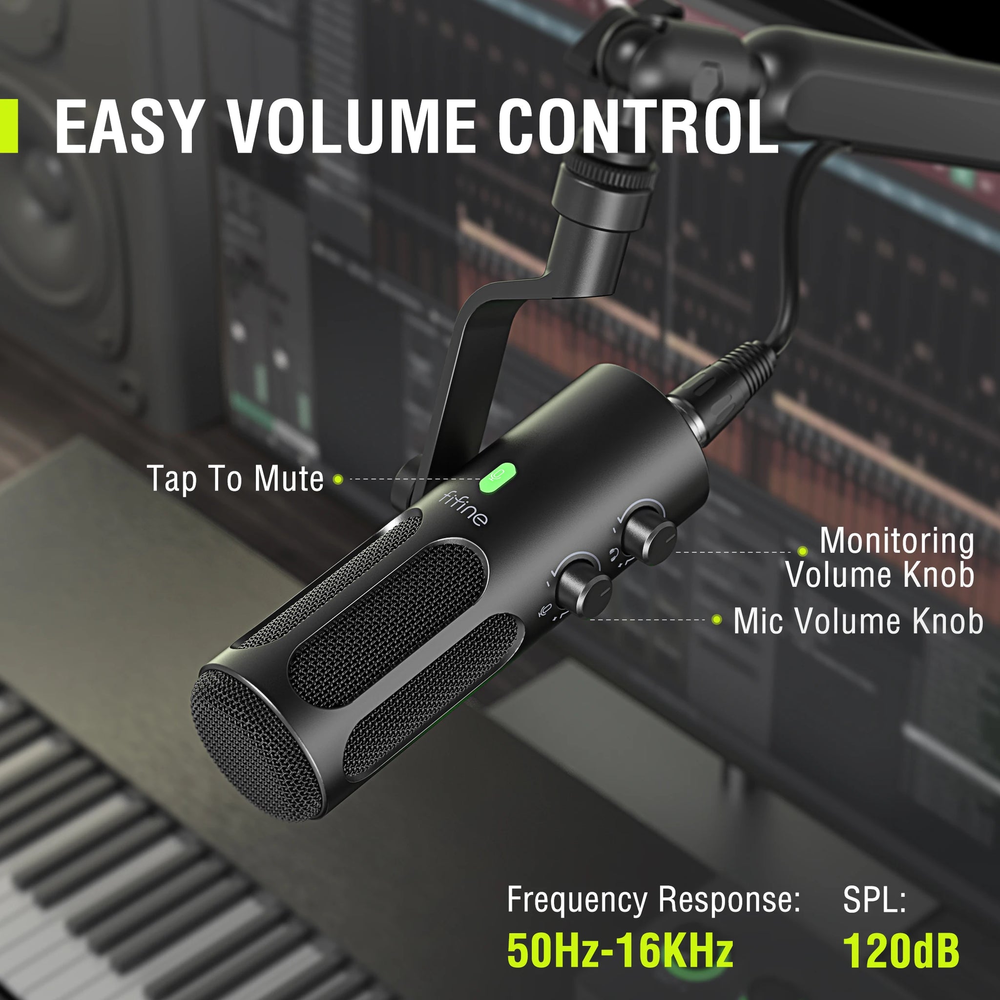 FIFINE Tank3 USB/XLR Dynamic Microphone | Heavy-Duty Podcast & Studio Mic