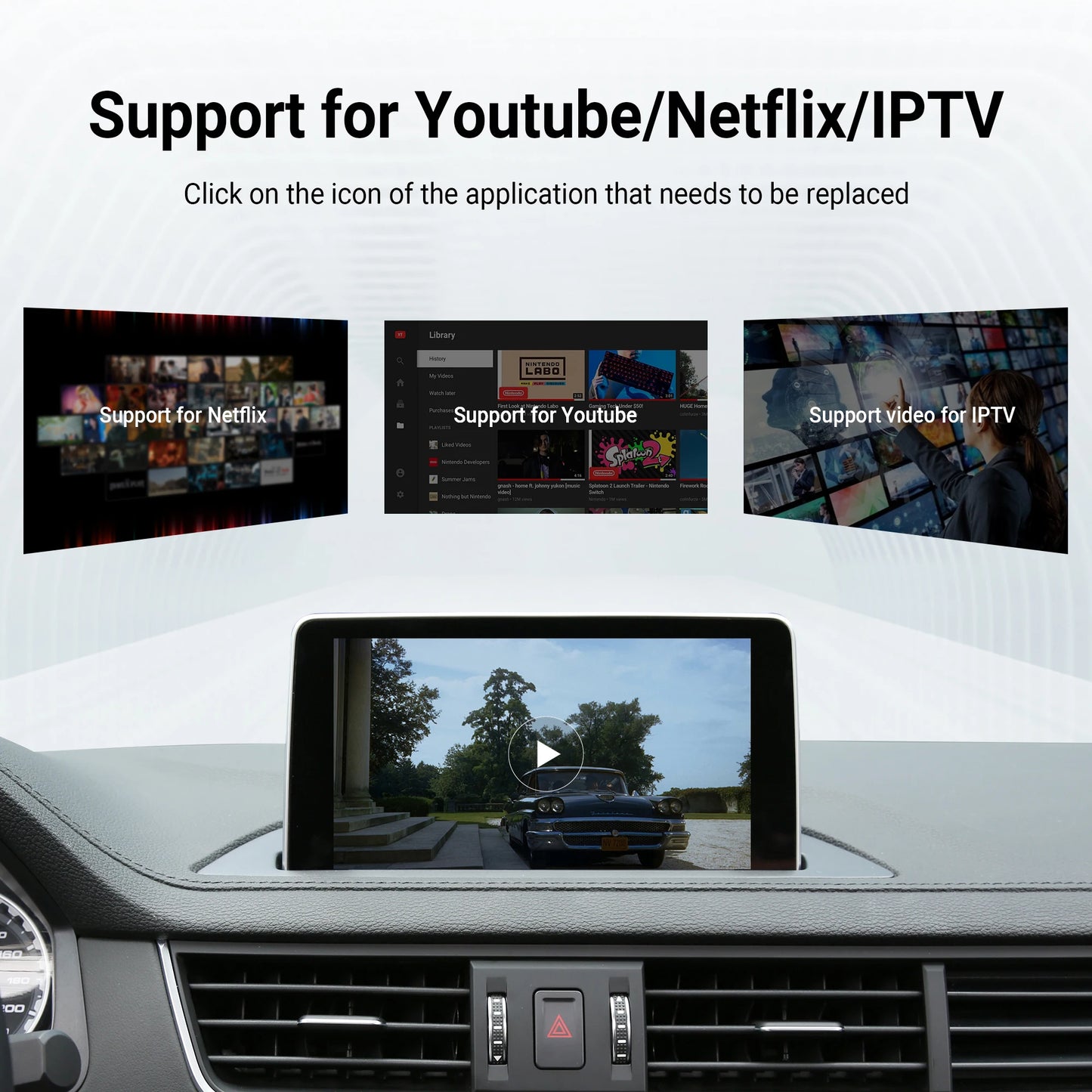 Brezžični video adapter OTTOCAST Play2Video Pro CarPlay