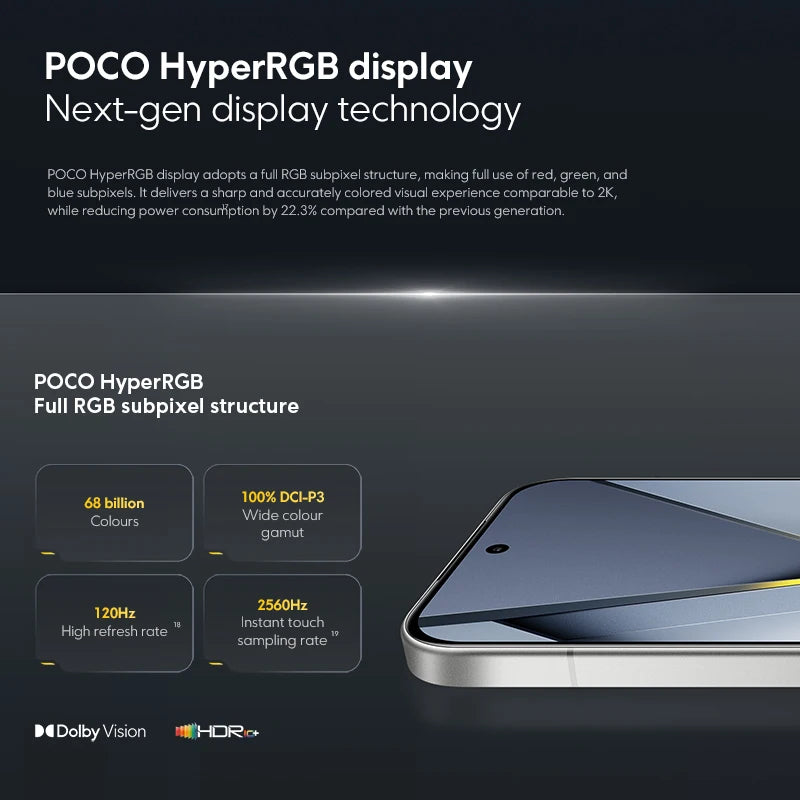 POCO F8 Pro 5G Global Version Smartphone Snapdragon® 8 Elite 6.59" 120Hz AMOLED Display 6210mAh  50MP Camera 100W Charge NFC - Limetastore