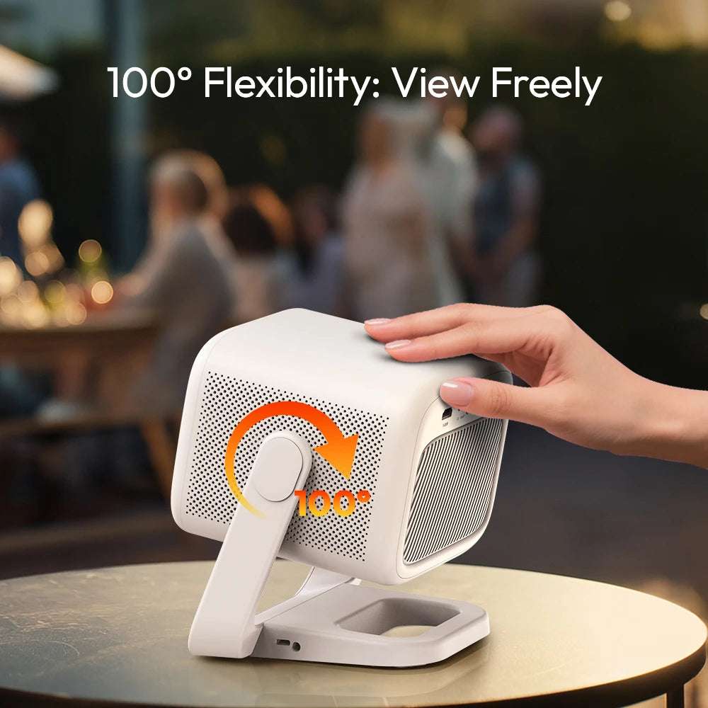 BYINTEK U90 Smart Portable DLP Projector – Native 1080P, 4K Support, Android 11.0