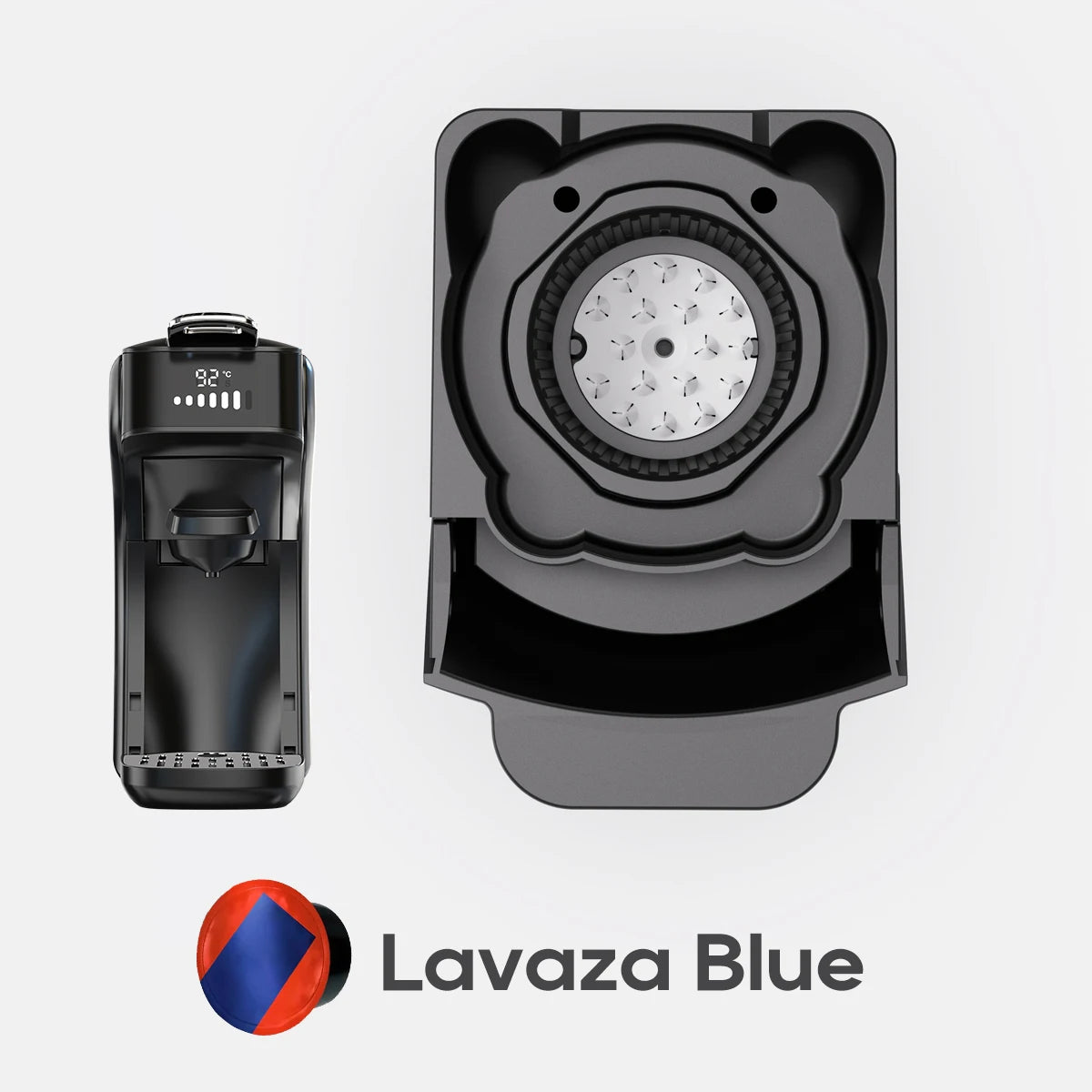HiBREW H1B aparat za kavo, adapter za kapsule za Nespresso ali Dolce Gusto ali mleto kavo ali ESE pod ali Caffitaly