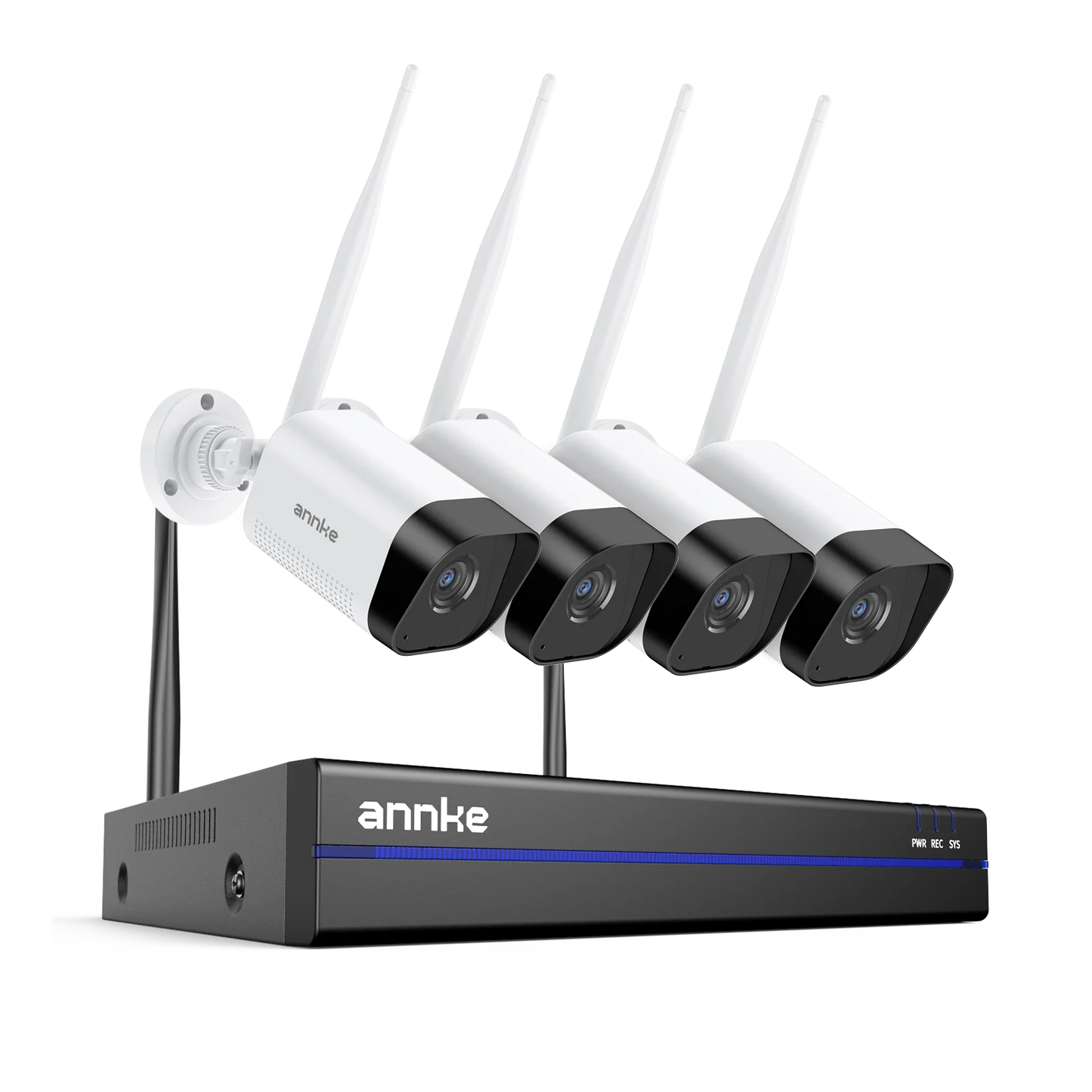 ANNKE WAS500 5MP brezžični CCTV sistem | 16-kanalni 4K NVR, WiFi kamere, dvosmerni zvok