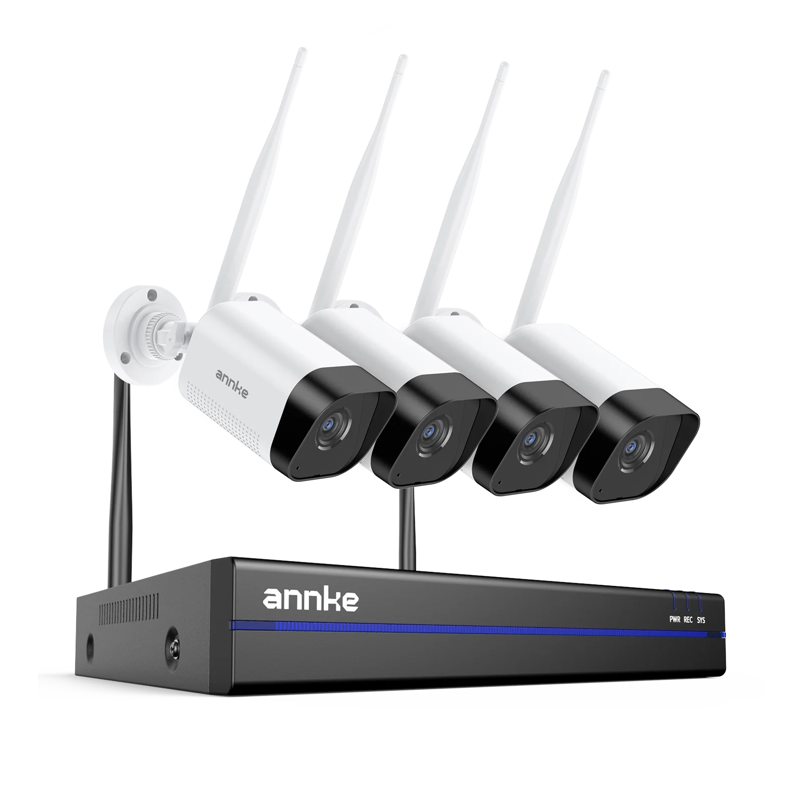 ANNKE WAS500 5MP brezžični CCTV sistem | 16-kanalni 4K NVR, WiFi kamere, dvosmerni zvok