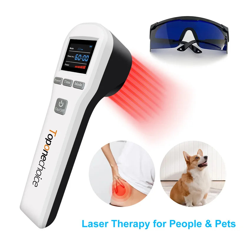 Toponechoice 880mW profesionalni terapevtski aparat s hladnim laserjem – 650 nm in 808 nm