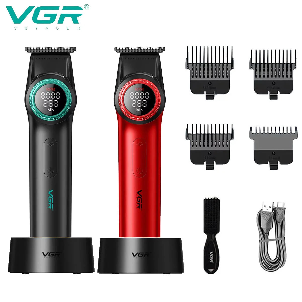 Profesionalni strižnik las VGR V-977 – motor BLDC, 8.000 vrt./min, 5 ur delovanja