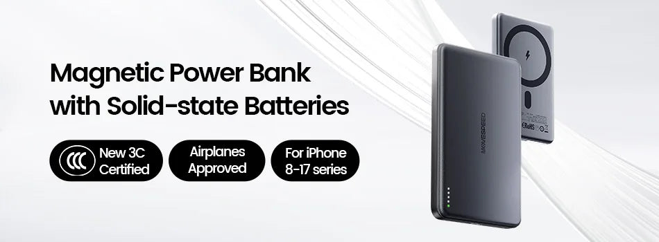 MOVESPEED MSP17 prenosna baterija (power bank) 10000mAh 2-v-1 z zložljivim EU vtičem
