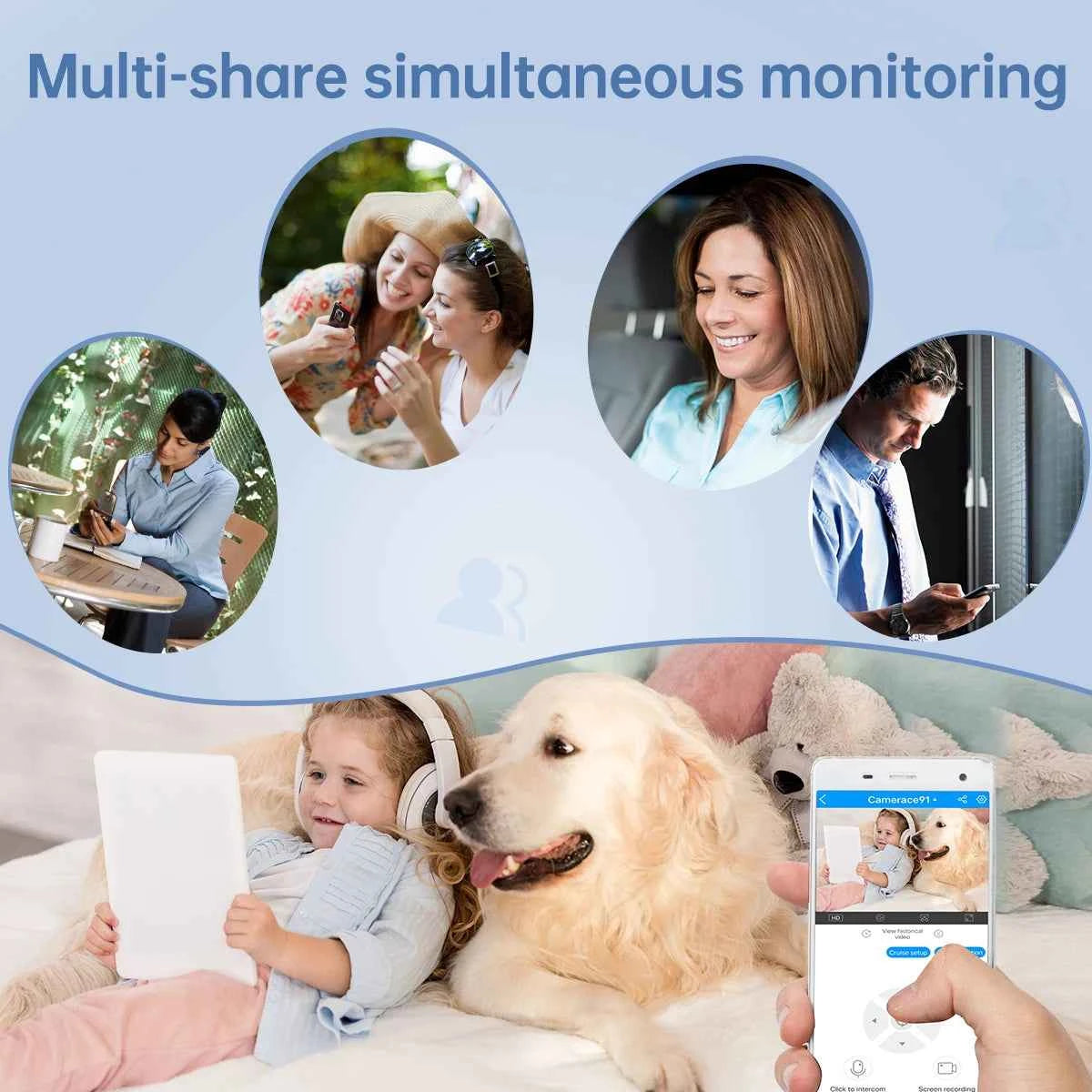 Lenovo 2K E27 Bulb WiFi Camera Home Indoor Video Surveillance Camera Color Night AI Tracking Security PTZ IP Camera Baby Monitor - Limetastore