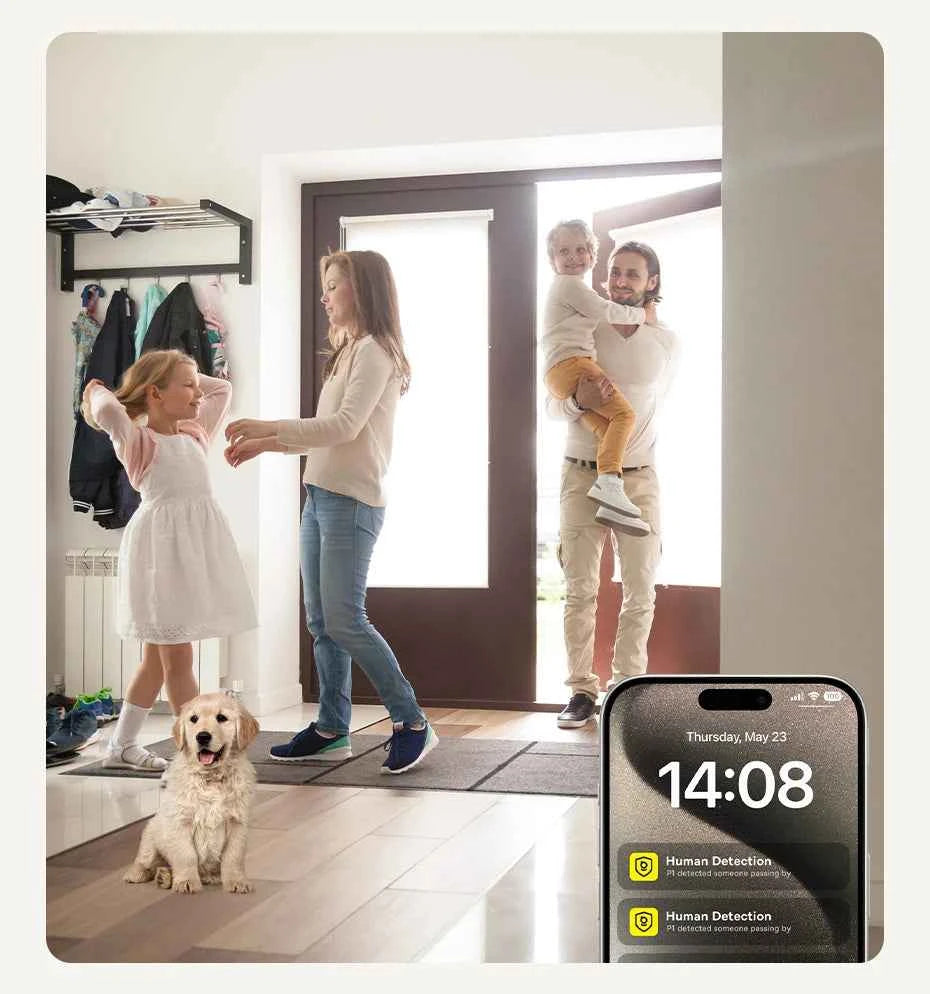 Baseus 4MP IP Camera Smart 5G WIFI Security Camera Indoor Home Protection PT 3K High Clarity Two Way Audio Surveillance Camera - Limetastore