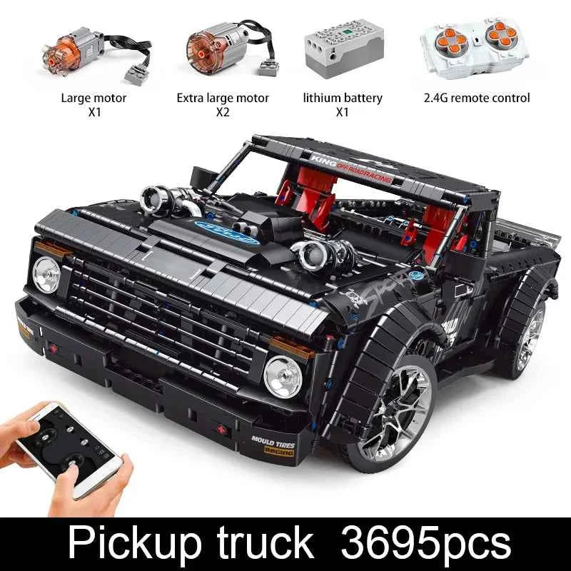 Mould King 13082 Motorized MOC‑34316 Off‑Road Pickup Truck - Limetastore